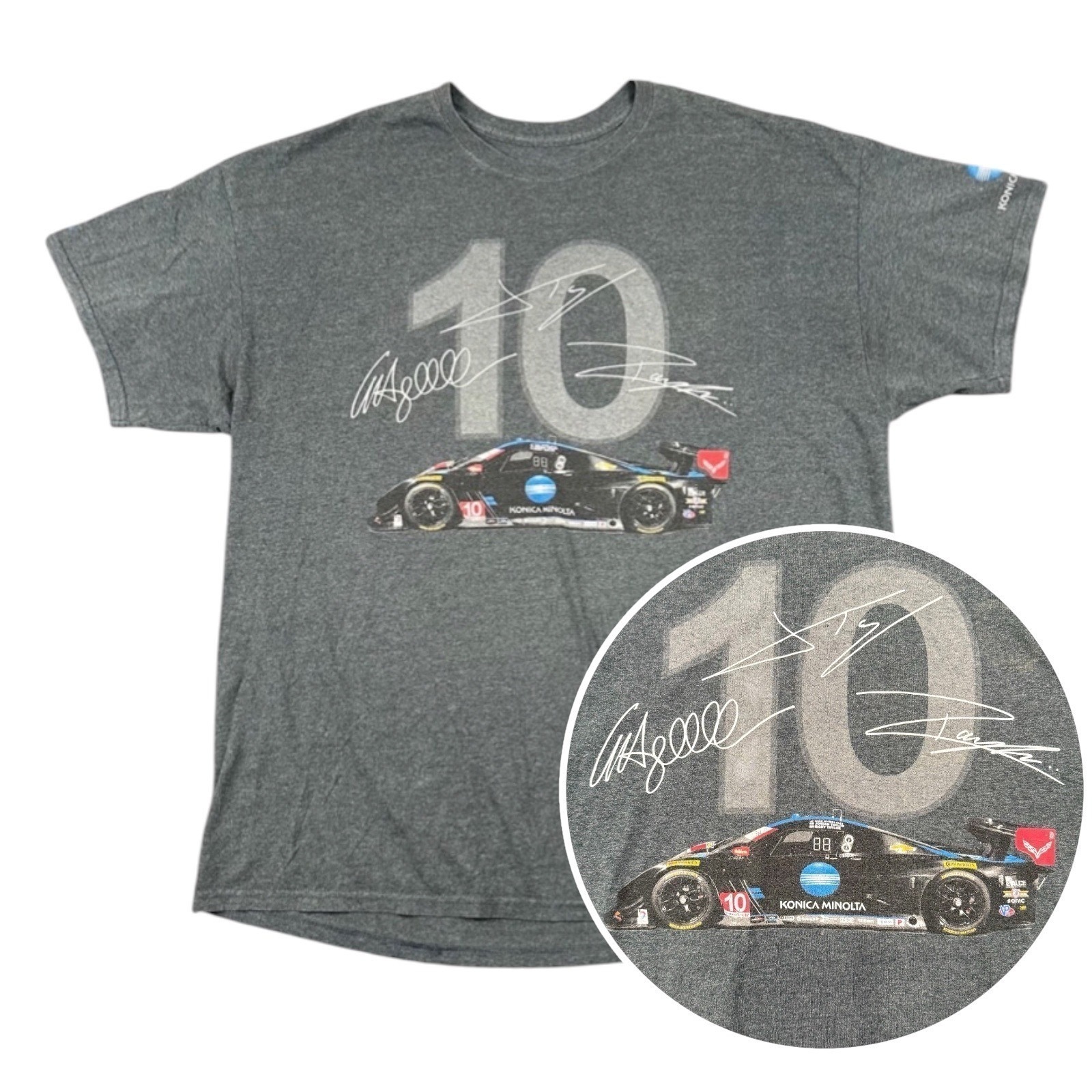 Wayne Taylor Racing 10 Konica Minolta Corvette Dp Shirt Mens 2xl Rolex 24